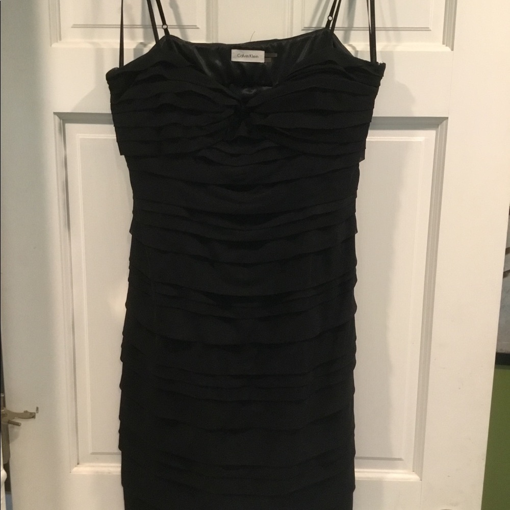 Calvin Klein black cocktail dress 12